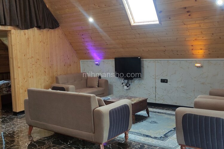 کلبه سوئیسی دوبلکس سه خواب باغ کیوی در رحیم آباد