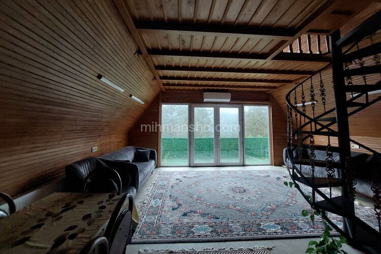 کلبه جنگلی تکخواب الدار گرگانی در سوادکوه