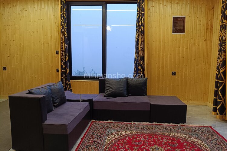 کلبه سوئیسی مبله دوبلکس طنین سی دشت 1 در توتکابن