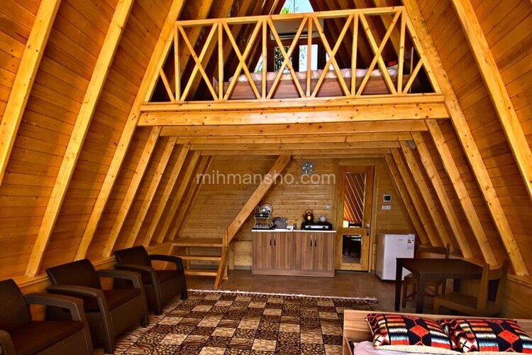 کلبه دوبلکس سوئیسی مبله در مرزیکلا