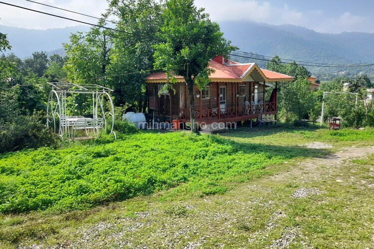 کلبه چوبی سعدی در روستای سیاهدول