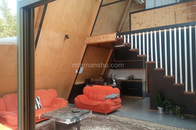 کلبه سوئیسی دوبلکس مبله دوخواب دیار در لاهیجان