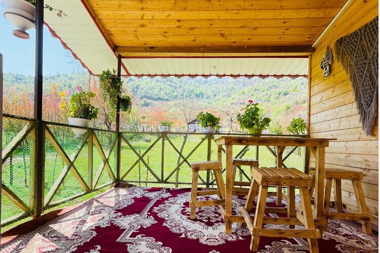 کلبه تکخواب بام سبز کارن در ماسال