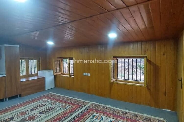 کلبه چوبی 25 متری در قائمشهر