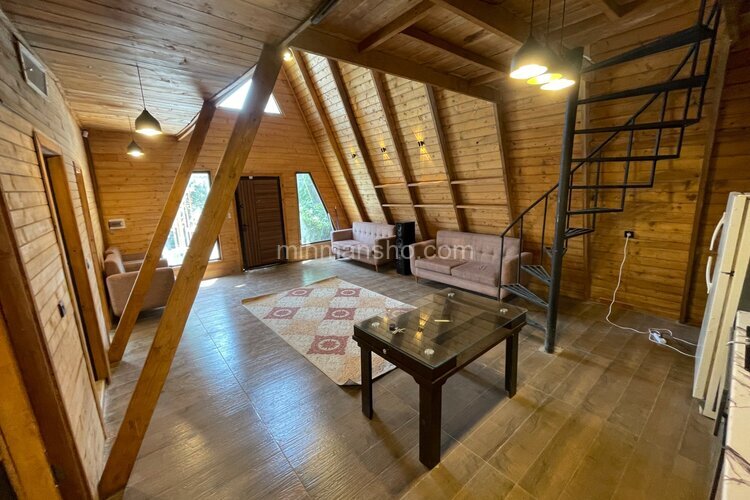 کلبه سوئیسی استخردار مبله دوخواب در چهارباغ