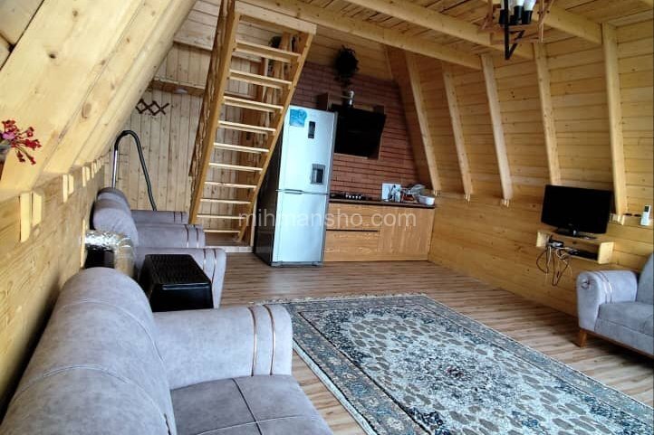 کلبه سوئیسی مبله تک خواب در چابکسر