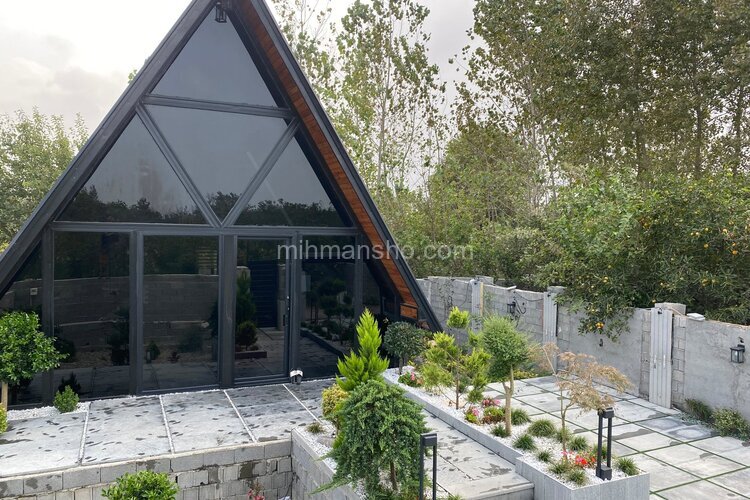 کلبه سوئیسی دوبلکس دوخواب ویلو در شیرود