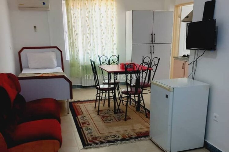 واحد تکخواب مبله 307 در هتل آپارتمان چالوس