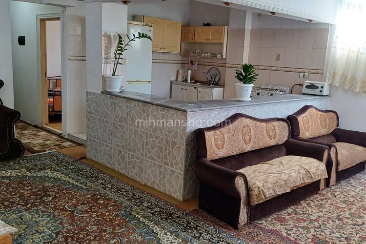 واحد مبله دوخواب در طبقه همکف ویلا در قائم شهر