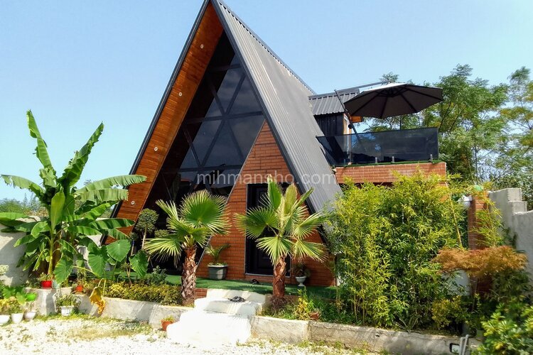 کلبه سوئیسی دوبلکس دوخواب در رامسر | نما