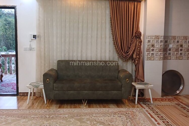 واحد مبله سه خواب در طبقه همکف ویلا در فومن