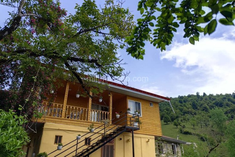 کلبه چوبی دوبلکس شش خواب استخردار در ماسال