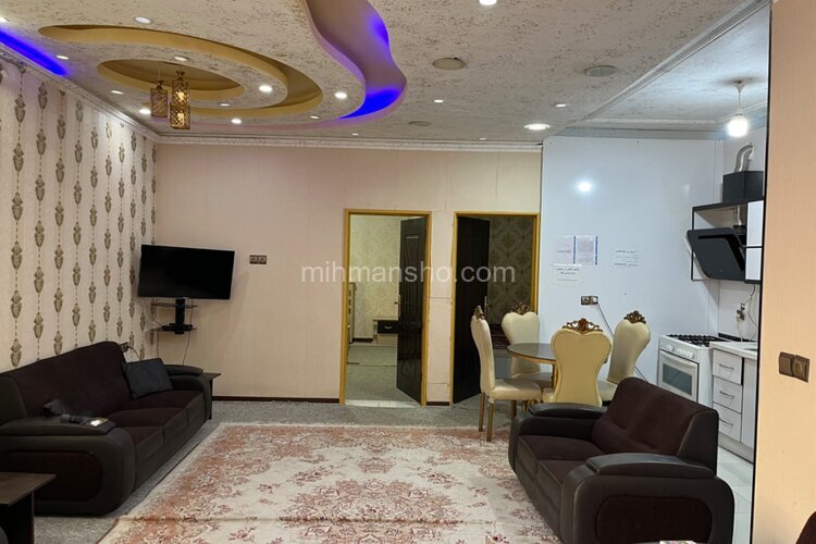 دوخواب 102 مبله در مجموعه اقامتی آبادان