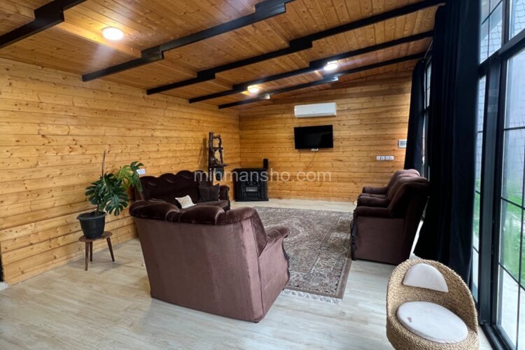 ویلا مبله تکخواب فلت شیشه ای 75 متری شهرک شهریار در رشت