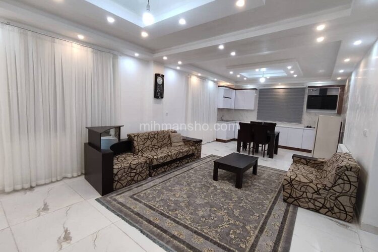 واحد مبله دوخواب در طبقه همکف ویلای ماسال