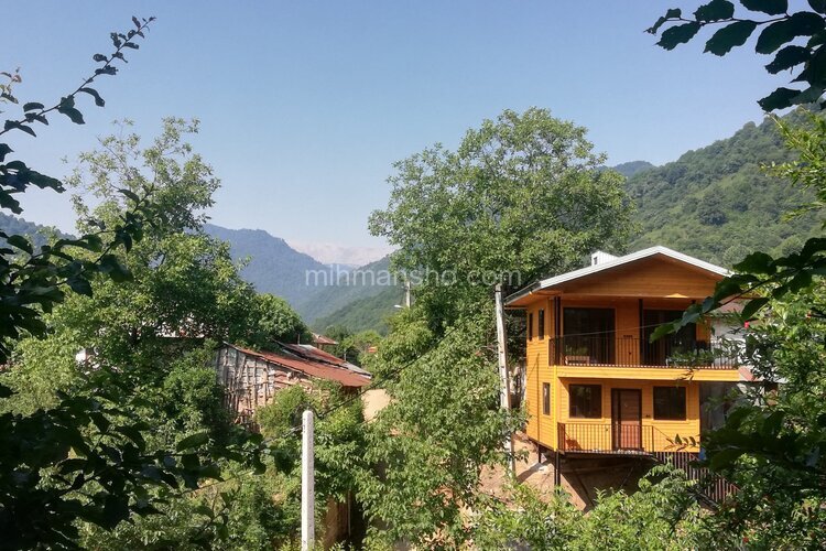 کلبه چوبی دوخواب فردوس در ماسال