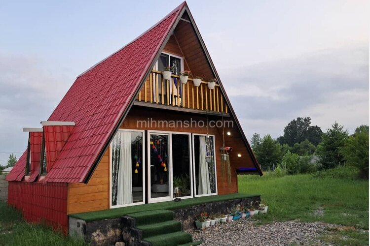 کلبه سوئیسی دوبلکس دوخواب گل انار در ماسال