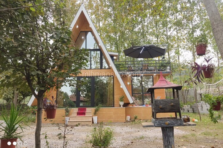 کلبه سوئیسی مبله دوخواب برکه در ماسال