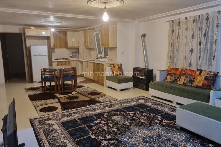 واحد دوخواب در طبقه همکف ویلا گل باران در کلاردشت