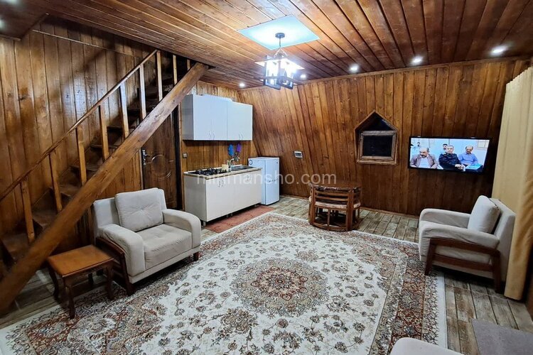 کلبه سوئیسی دوبلکس تکخواب در فومن