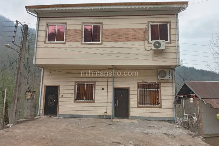 واحد مبله دوخواب در طبقه اول ویلا جنگلی در ماسال