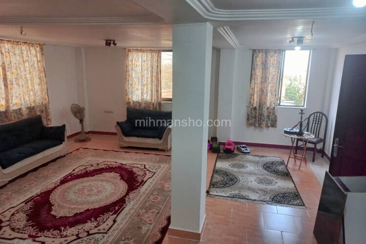 واحد مبله دوخواب در طبقه همکف ویلا در لاهیجان