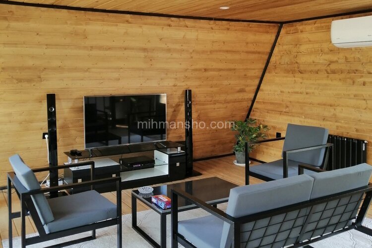 کلبه سوئیسی دوبلکس دوخواب گرین لانژ در ماسال