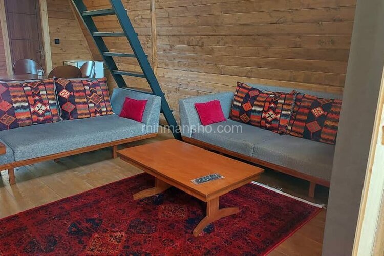 کلبه سوئیسی دوبلکس تکخواب ساحلی در نوشهر