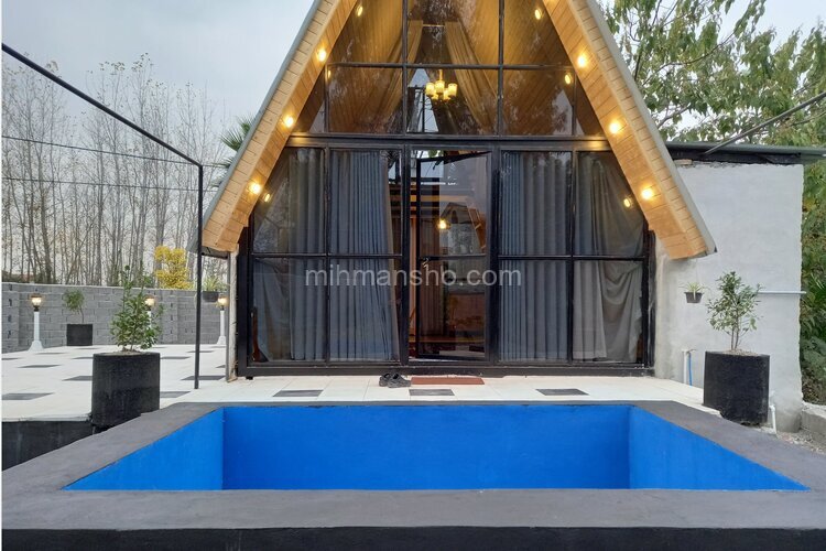 کلبه سوئیسی دوبلکس مبله تکخواب در آمل