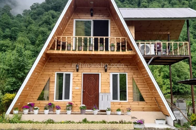 کلبه سوئیسی دوبلکس دوخواب گلزار در اسالم