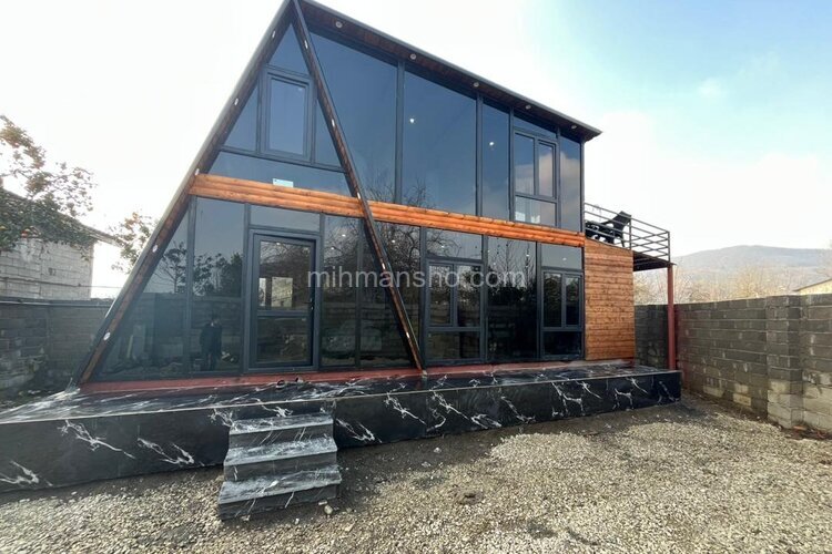 کلبه سوئیسی جکوزی دار دوخواب در رامسر