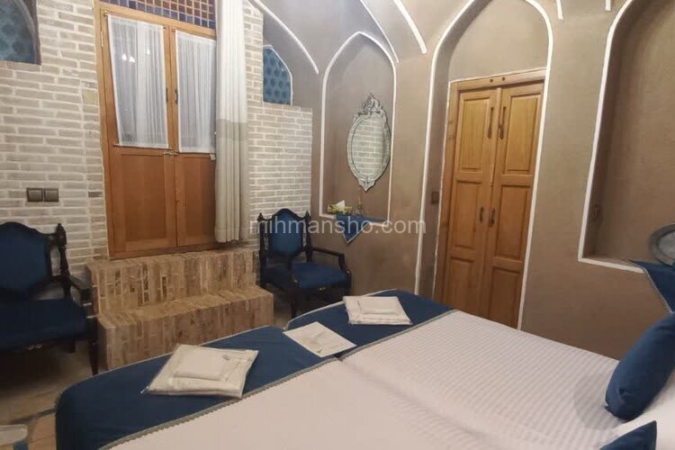 اتاق 2 تخته چنگ در اقامتگاه بومگردی درکاشان