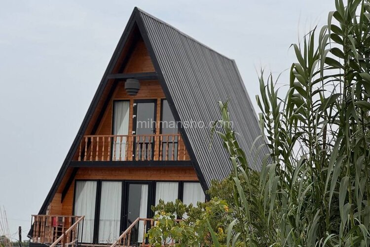 کلبه سوئیسی مبله دوخواب دریاچه در ساری