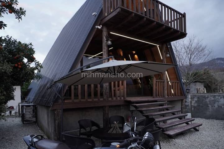 کلبه سوئیسی دوبلکس تکخواب لارو در کلارآباد