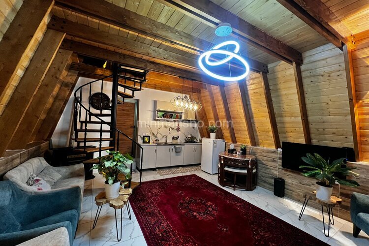 کلبه سوئیسی دوبلکس تک خواب دریا سر در تنکابن