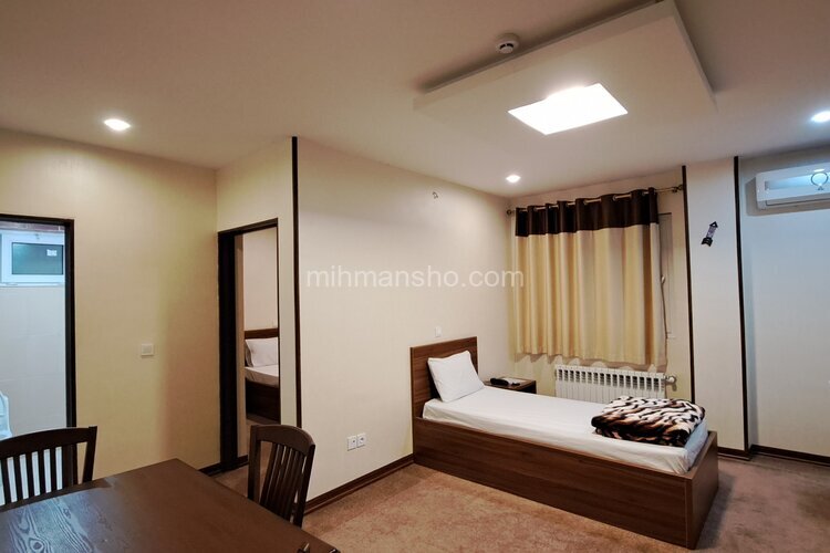 واحد تکخواب 3 نفره در هتل آپارتمان صومعه سرا