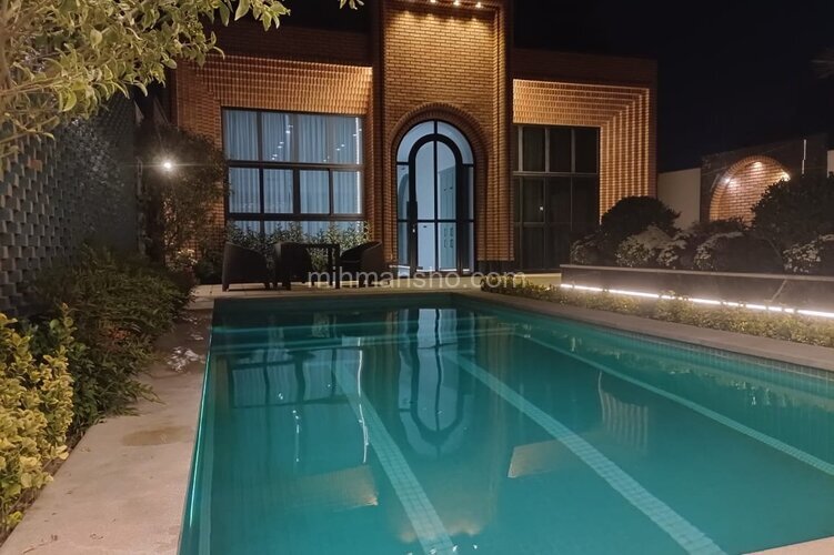 ویلا مبله دوخواب استخردار آرتین در ساوجبلاغ