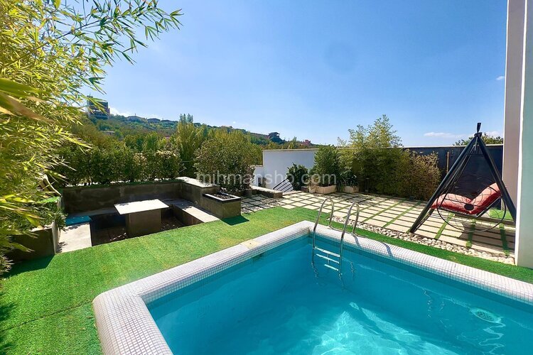 ویلا مبله دوبلکس استخردار دو خواب جنگلی در رودهن