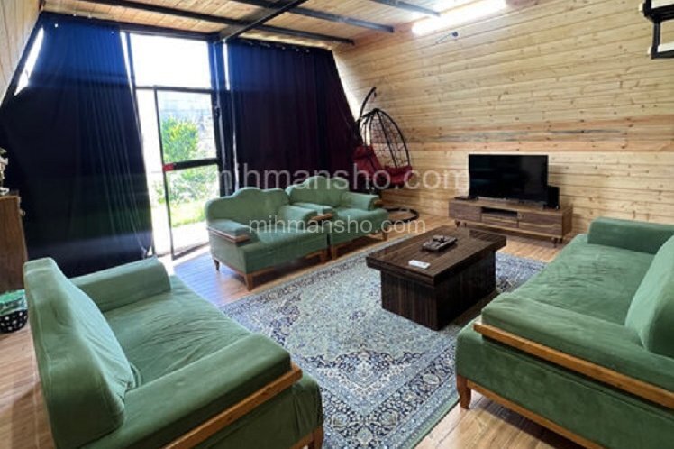 کلبه سوئیسی دوبلکس مبله دوخواب در رشت