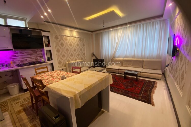 آپارتمان مبله دوخواب عماد خراسانی در مشهد | پذیرایی