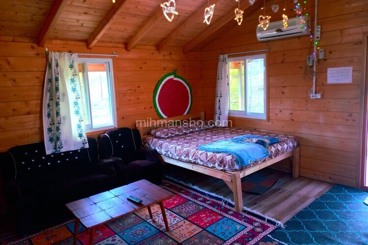 کلبه چوبی تکخواب در ماسال