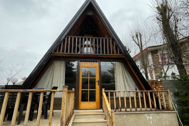 کلبه دوبلکس سوئیسی رز در کلاردشت