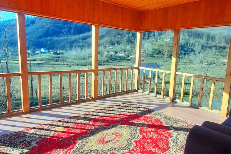 واحد چوبی دوخواب طلوع مهربانی طبقه اول در ماسال