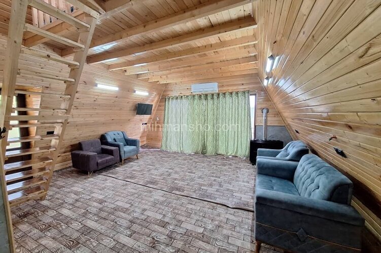 کلبه دوبلکس شمشاد تکخواب در شیرگاه