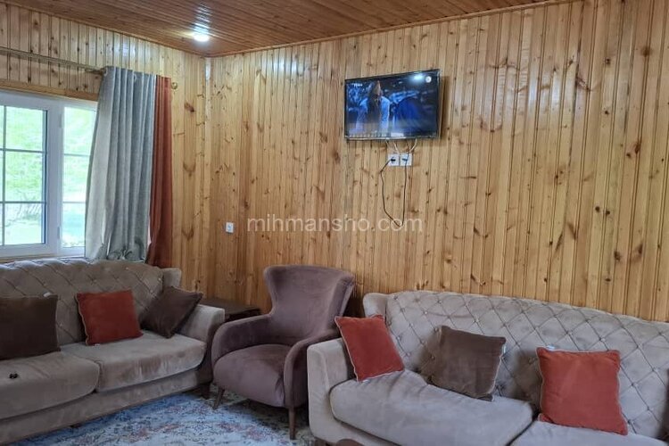 ویلا چوبی دوخواب طبقه دوم در ماسال