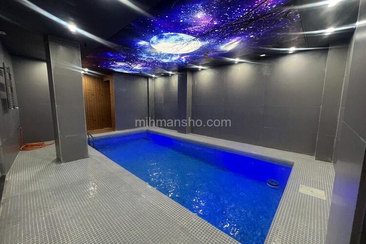 ویلا تریپلکس 3خواب استخردار سیاه و سفید در نمک آبرود