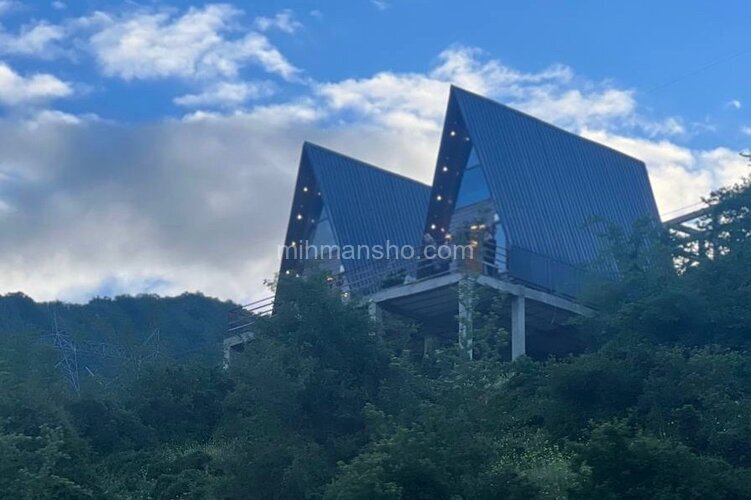 کلبه سوئیسی تکخواب چوبینه در مرزن آباد