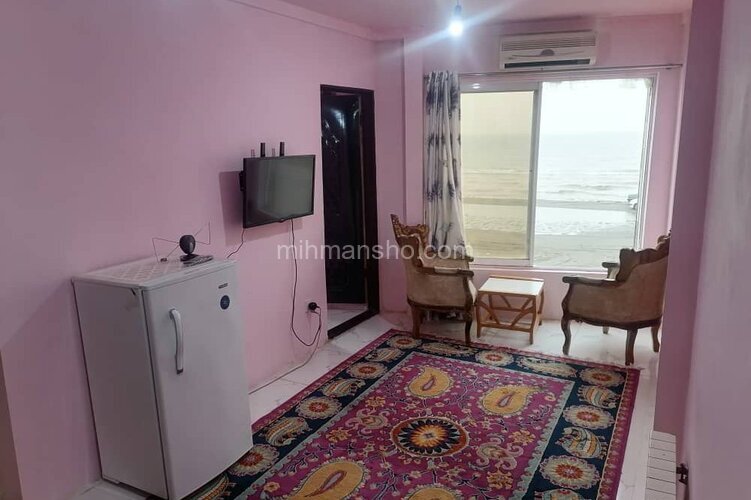 آپارتمان مبله تکخواب ساحلی واحد 4 در چالوس