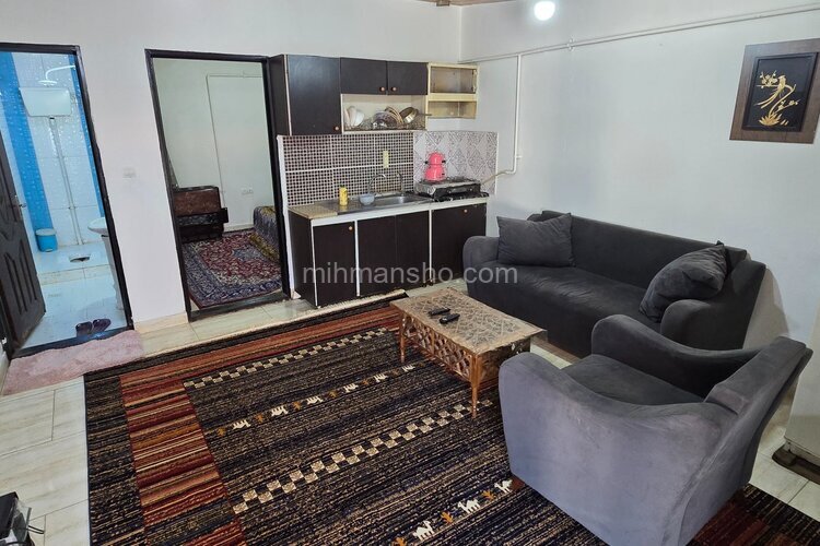 ویلا تک خواب مبله ساحلی در رویان