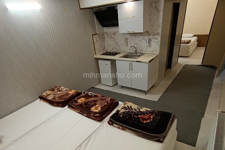 واحد تکخواب پنج تخت در هتل آپارتمان در مشهد